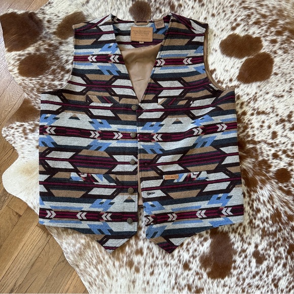 MENS- Powder River Wool Vest - Picture 1 of 4